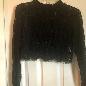 WINDSOR Lace Crop Top size M